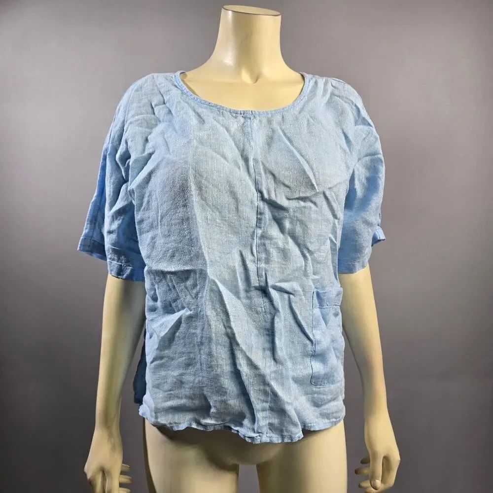 J. Jill Light Blue Women's Blouse R3